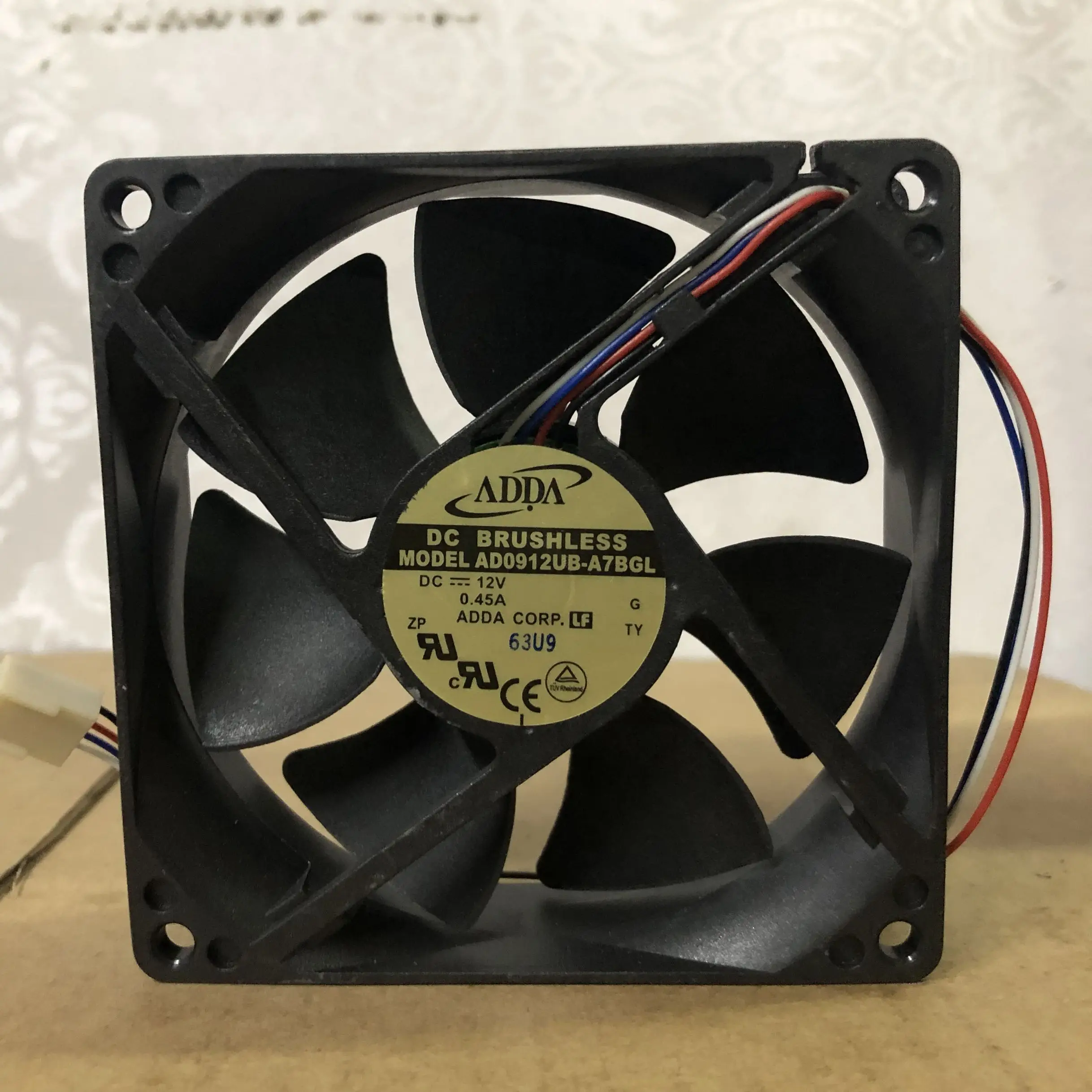 Для Adda AD0912UB A7BGL 12V 0.45A 9 9025 4 провод PWM Контроль температуры мяч вентилятор|Кулеры и
