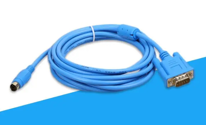 DOP-DVP Для Delta DOP-B series к Delta DVP series PLC 9-контактный штекер и круглый 8-контактный кабель