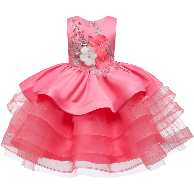 Платье с аппликацией и вышивкой для девочек на свадьбу подружек невесты | Свадьбы