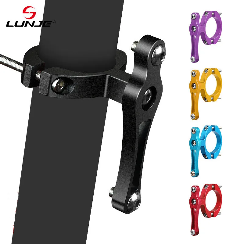 

Aluminum alloy Bicycle Water kettle rack adapter bolt anode Folding bike bottle cage conversion seat for 19-33MM seat tube