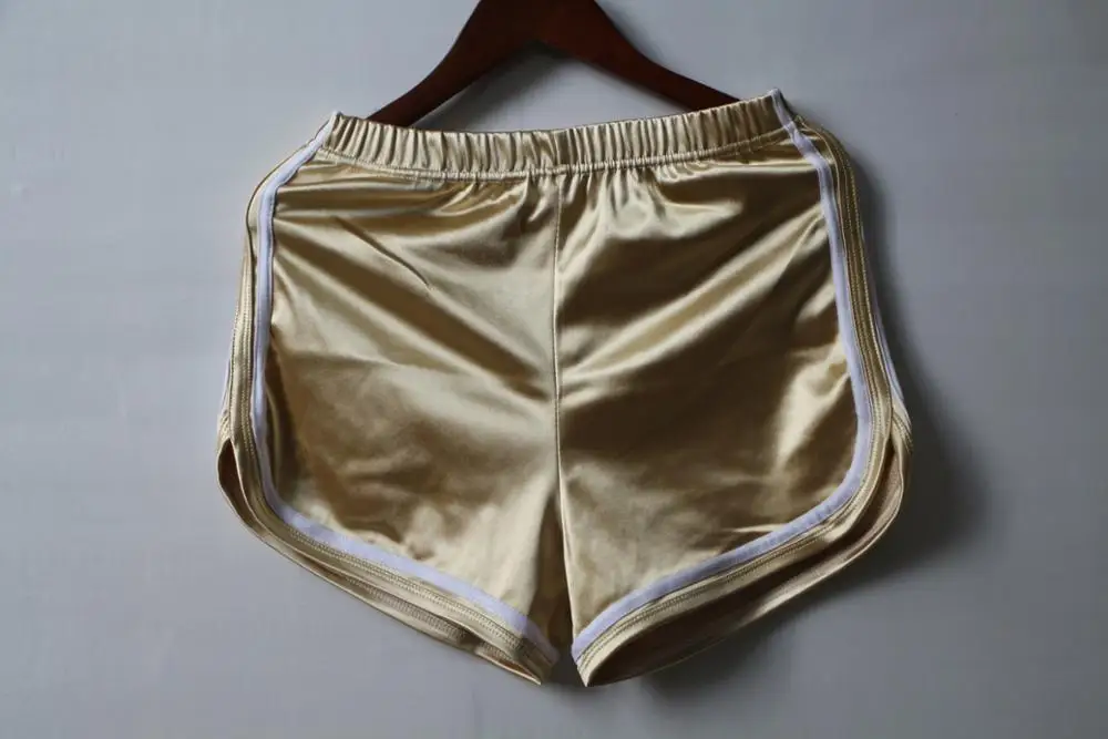 Gold JSMYGS, летние шорты из спандекса для женщин, облегающие, модные, дикие, гладкие, эластичные, высокая талия, сексуальные шорты для женщин, облегающие, для фитнеса, спортивная одежда - Цвет: Gold