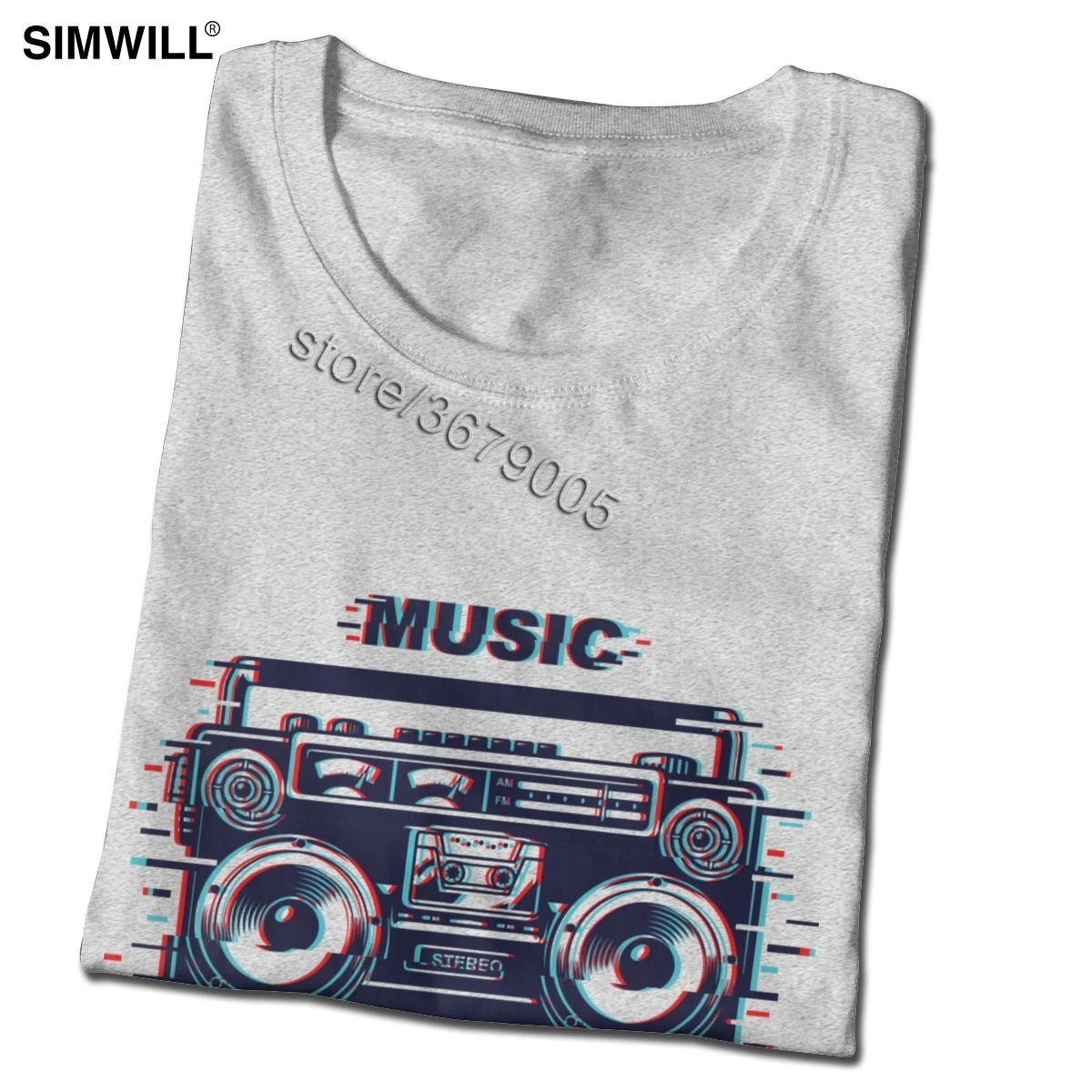 Мужская хлопковая футболка с коротким рукавом круглым вырезом и принтом | одежда