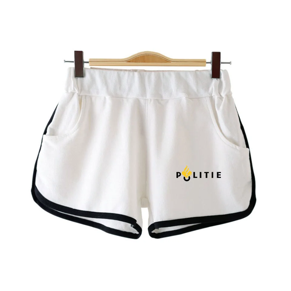 

Novelty! Dutch Police Politie Special Politie Swat Unit Force Print Biker Shorts, Summer harajuku fashion skinny Women shorts