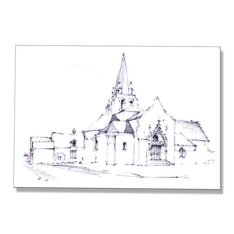

New 1:12 Dolllhouse Accessory Miniature Frameless Painting Wall Picture