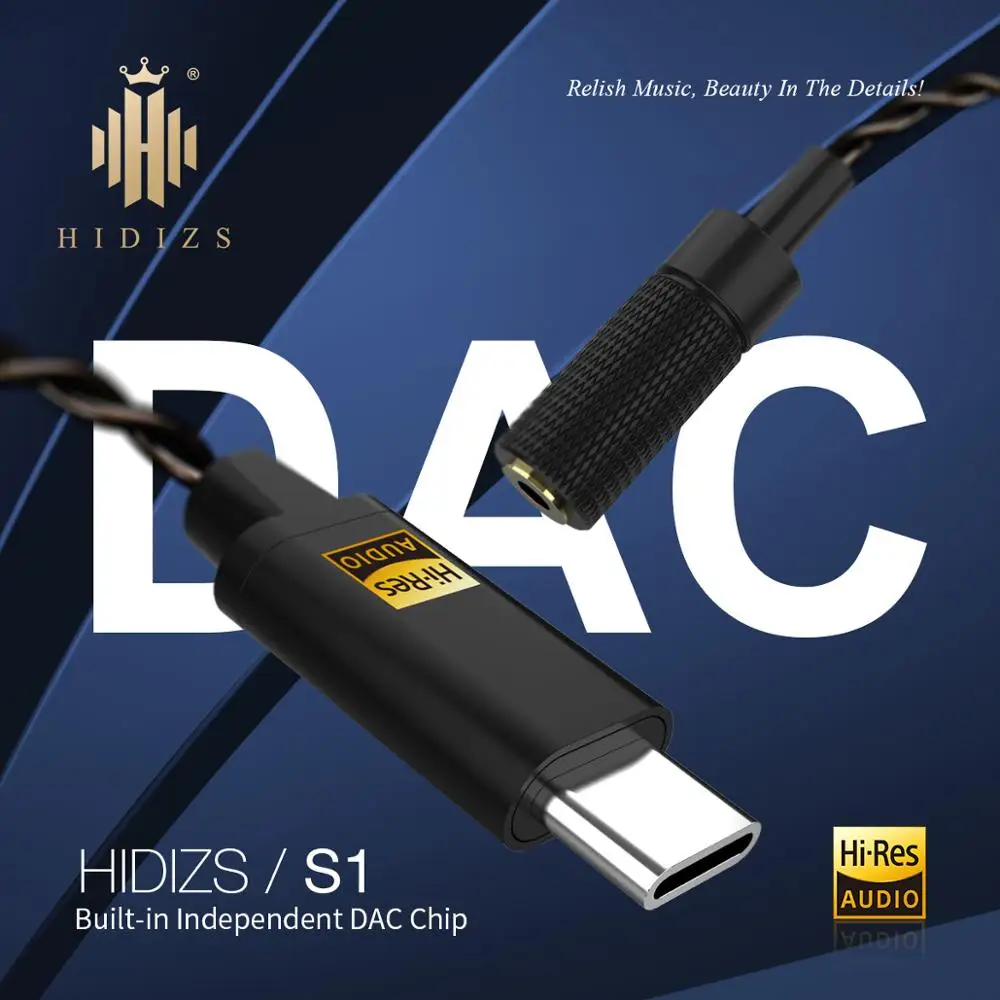 HIDIZS S1 высокого разрешения Портативный усилитель для наушников Тип USB C 3 5 мм ЦАП