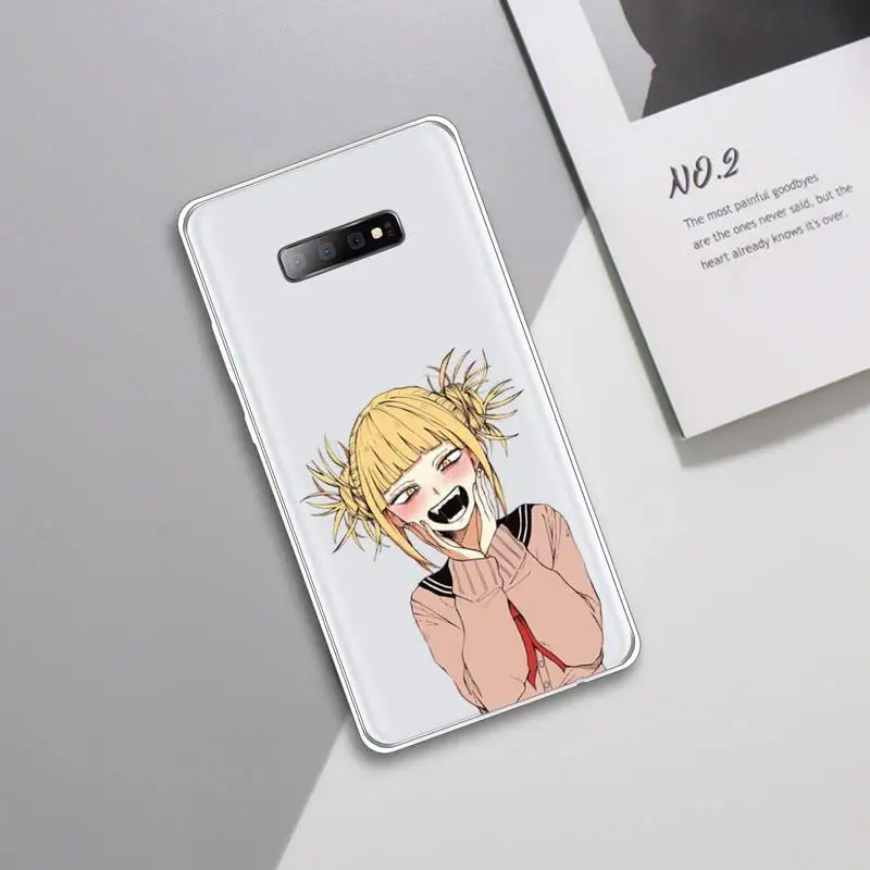 

Himiko Toga My hero academia Phone Case Transparent For Samsung Galaxy A 71 21s S note 8 9 10 plus 20 ultra
