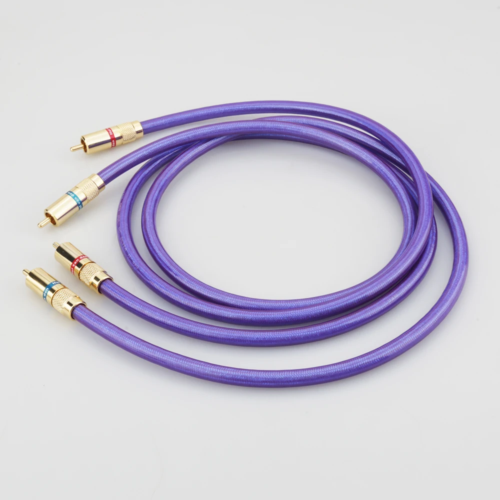 Новый аудио соединительный кабель Van Den Hul MC SILVER IT 65 RCA с позолоченным штекером