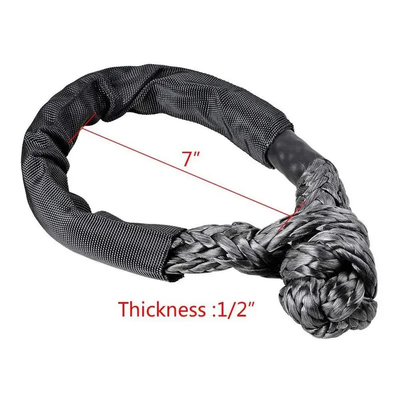 

Synthetic Shackle for Winch Cable Soft Shackles For Off Road Must-have for Outdoor Adventures