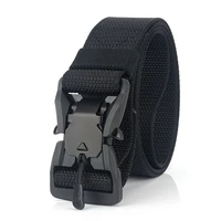 military equipment belt metal buckle canvas pants belt trendy tactical belt for women men outdoor hunting waistband wholesale