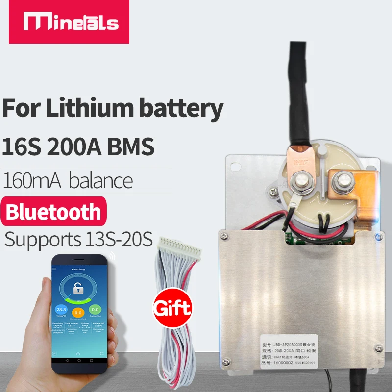 Плата защиты литиевой батареи 16s smart bms Встроенная плата 200 А 60 в печатная для