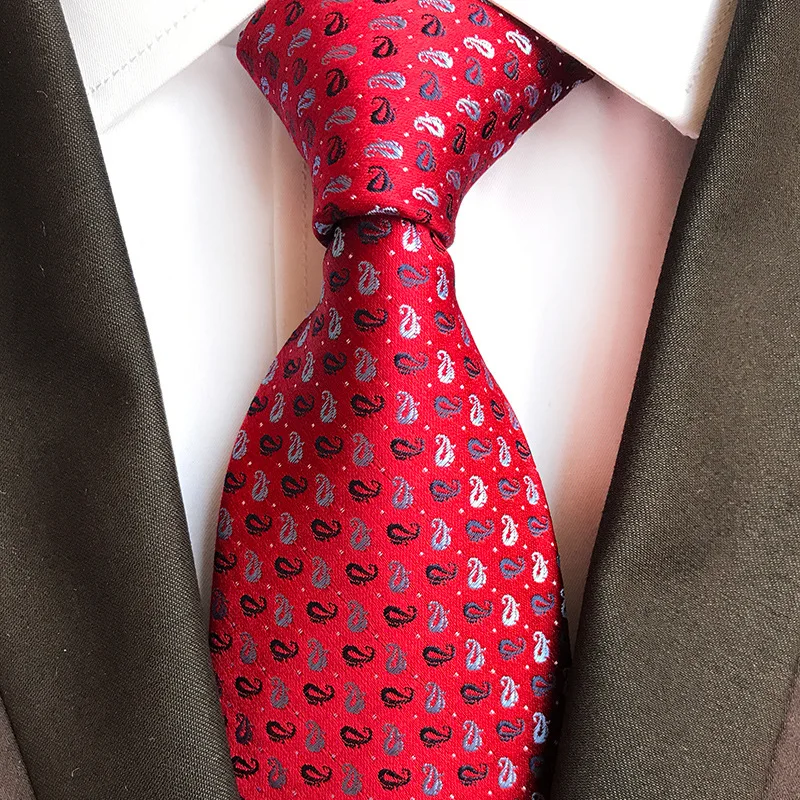 Новый дизайн высококачественный шелковый галстук 8 см из 100% шелка Модный