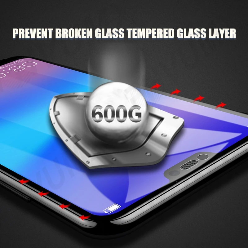 

9D Protective Glass For Huawei Y5 Lite Y6 Y7 Y9 Prime 2018 2019 Glass Y5P Y6P Y7P Y8P Y6S Y7S Y8S Y9S Tempered Screen Protector