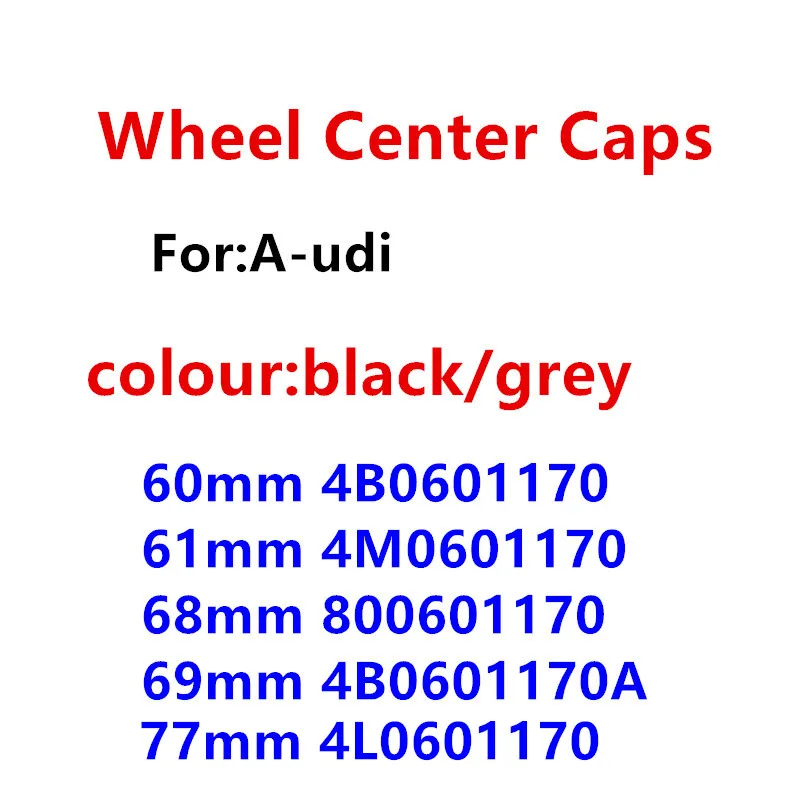 4 шт. колпачки на эмблему автомобиля 60 мм 61 68 69 77 мм|Колпаки колеса| |