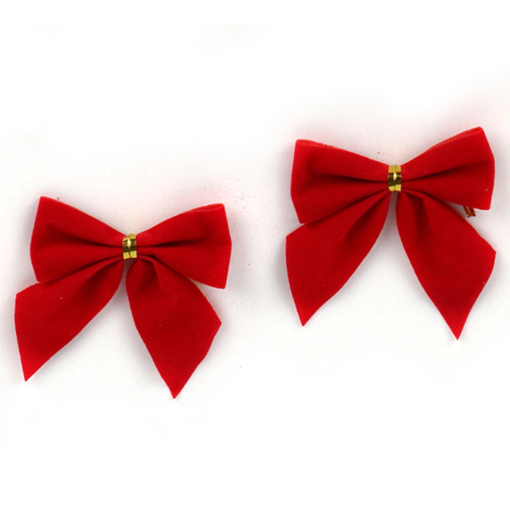 12 шт. бант для рождественской ёлки украшения безделушки Рождество Новый год