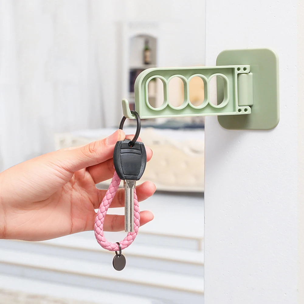 Кровать четыре отверстия пластиковый крючок шкаф над дверью вешалка под пальто