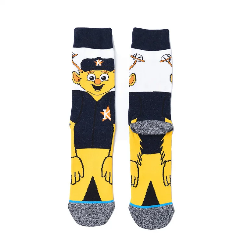 Новинка 2020 чудесные мужские носки в стиле Харадзюку забавные с мультяшным аниме