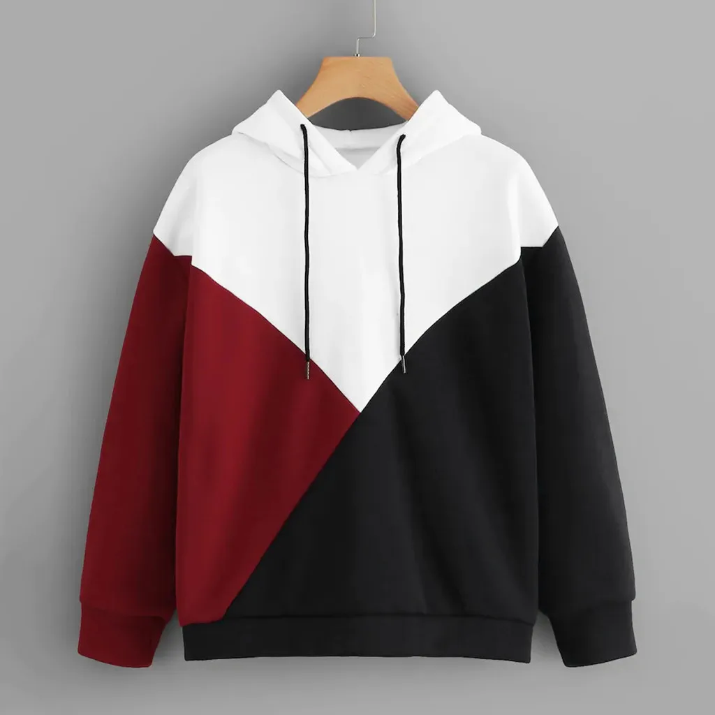 Женские осенне зимние топы женский костюм Женская Осенняя толстовка с капюшоном