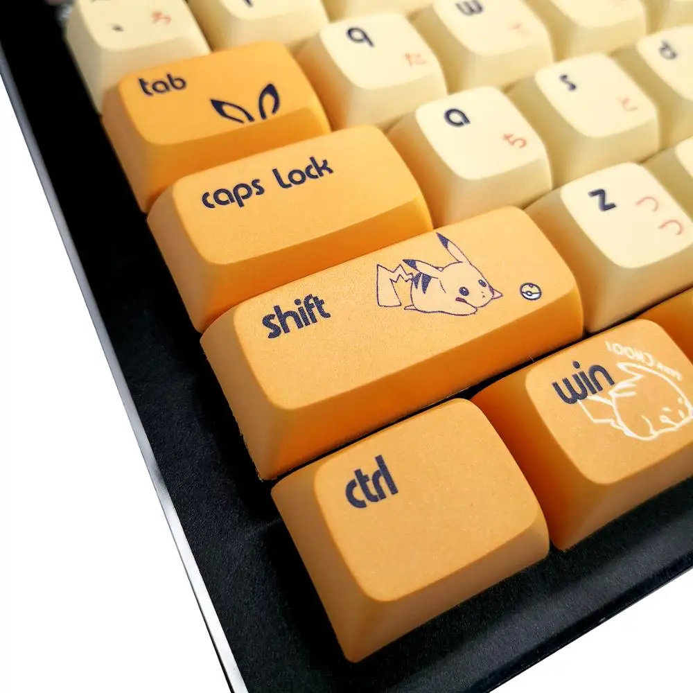 

108 Key PBT Keycaps Mechanical Keyboard XDA Keycaps Anime Cherry Profile Dye Sub Japanese Keycap For Cherry MX Key Cap