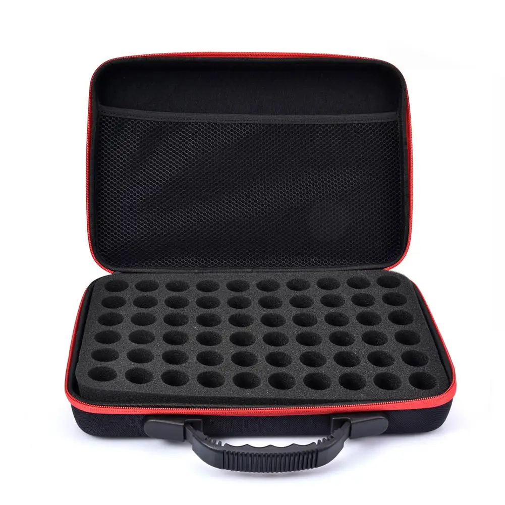 

60 Compartments Essential Oil Storage Bag Perfume Oil Bottle Storage Case Storage Organizer Case Container Dropship