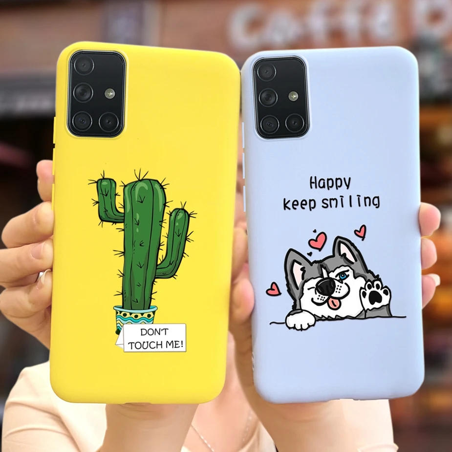 Чехол для Samsung Galaxy A51 A71 мягкий силиконовый чехол с изображением панды A 51 A515F A715F |