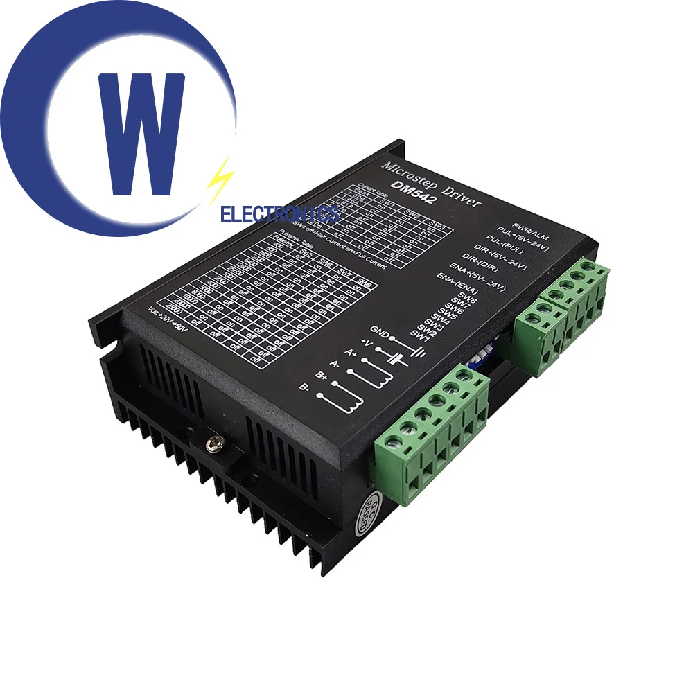 DM542 шаговый мотор контроллер Leadshine 2-фазный цифровой Драйвер шагового двигателя