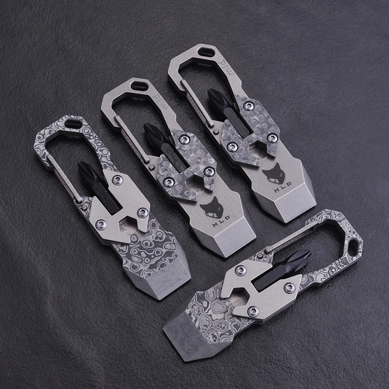 Быстроподвесная Мужская цепочка для ключей многоинструментальная мини отвертка