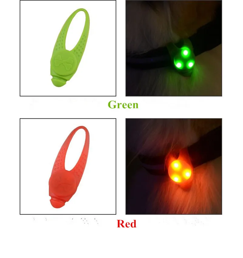 Дешевая силиконовая Светодиодная лампа для домашних животных светящаяся