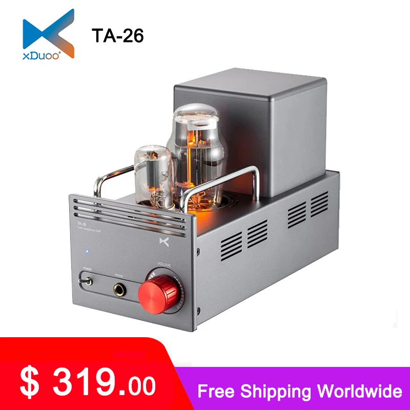 

XDUOO TA-26 Headphone Amplifier High Performance Tube Amplifier Adopt 6N8P 6N5P Tube AMP