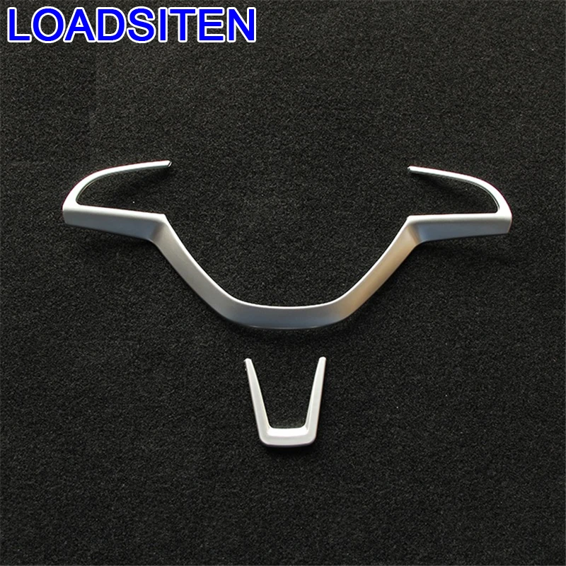 Модифицированный Automovil автомобильный Хром Авто Рулевое колесо интерьер молдинги