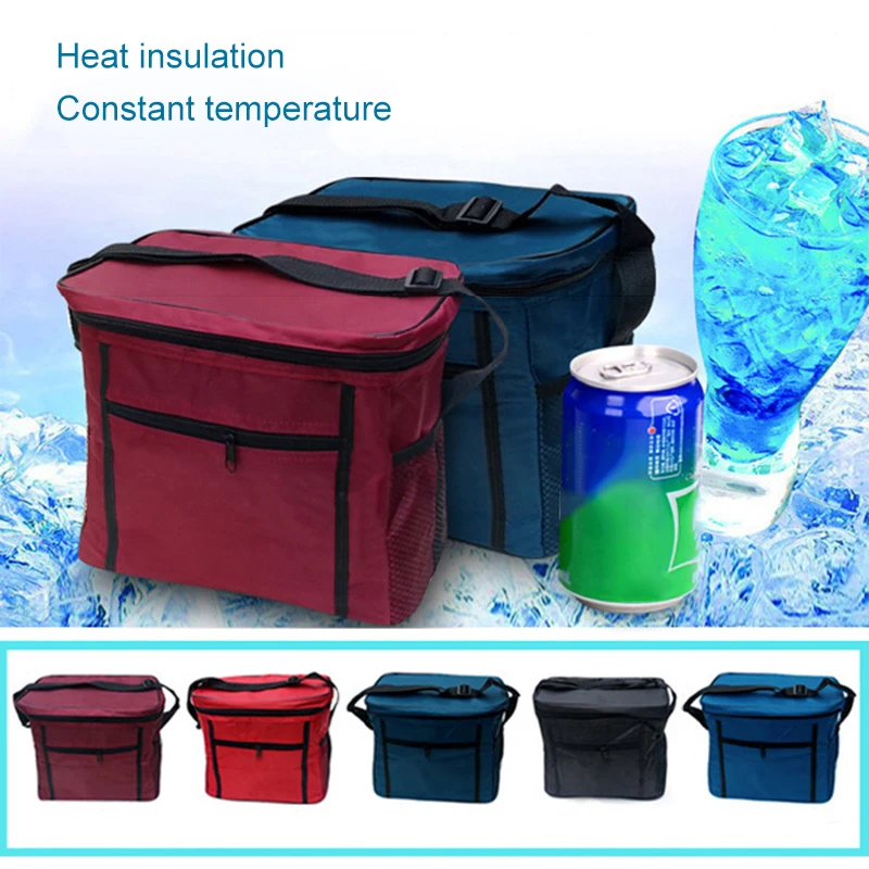 

HOT Picnic Cool Bag Waterproof Foldable Insulated Lunch Bag Cooler Ice Bag for Camping Gym Travel Picnic NDS