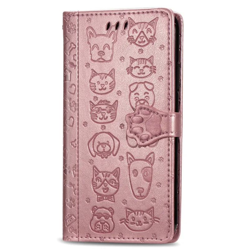 Cute Cartoon Cat Dog Animal Wallet Flip Case For Sony Xperia 1 iii 5 10 ACE ii ACEii 1ii 1iii 5ii 5iii 10ii 10iii L3 L4 L5 Cover | Мобильные