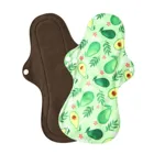 Дышащие тканевые подкладки для женщин 1 шт., 13 дюймов, с принтом фламинго