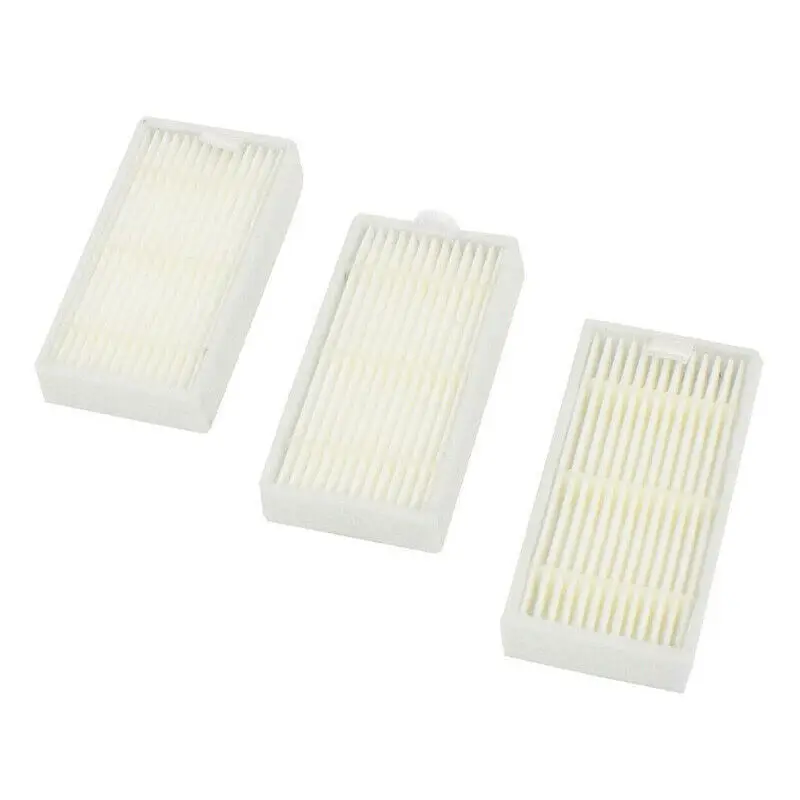

5 Filters+10 Side Brushes For Medion MD16192 MD18500 MD18501 MD18600 Series