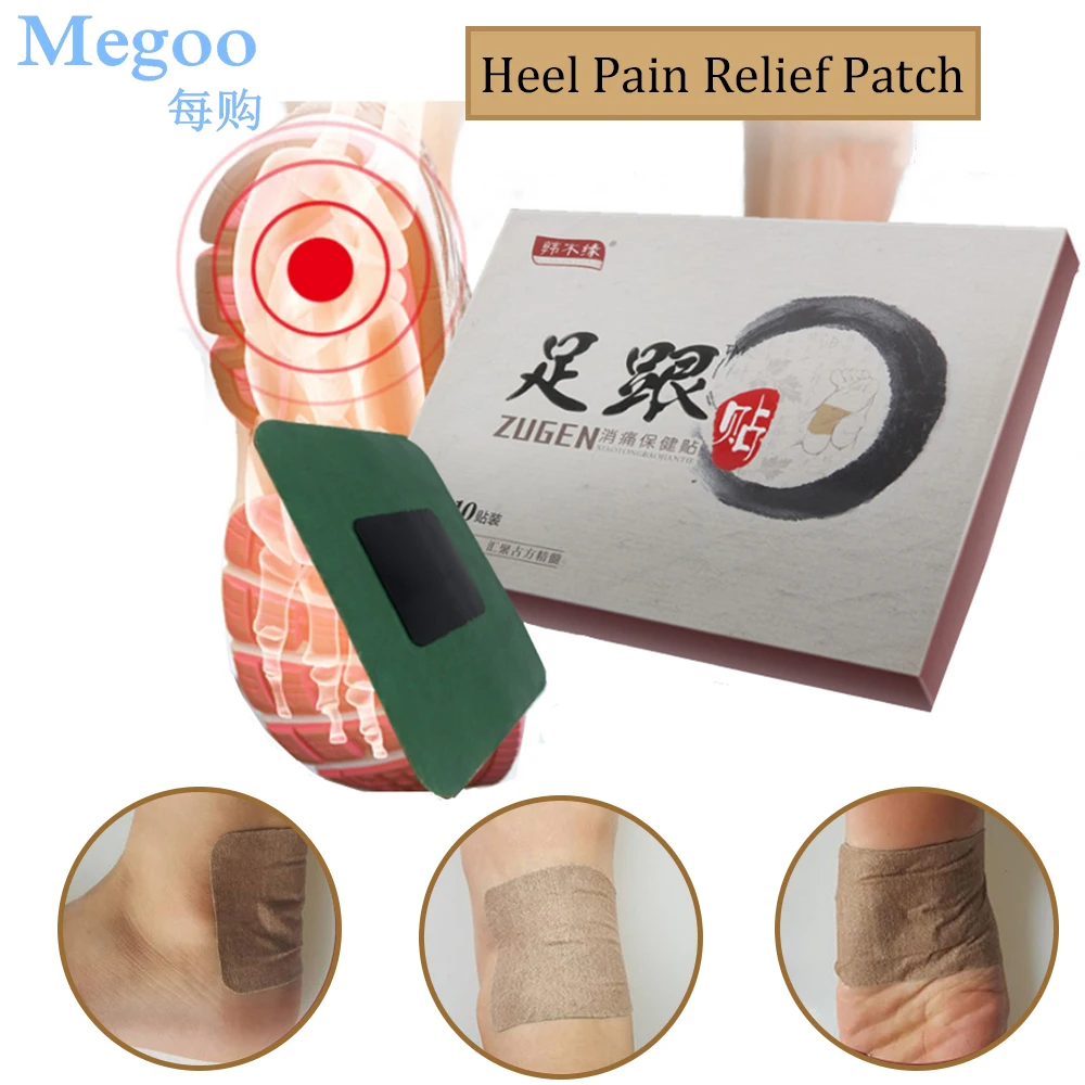 

10Pcs/Bag Calcaneal Spur Heel Pain Plaster Rapid Pain Relief Patch Moxibustion Chinese Herbal Medicine Foot Care Treatment