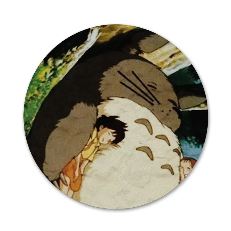 Новое поступление 58 мм милый мультяшный значок Тоторо брошь заколка аксессуары