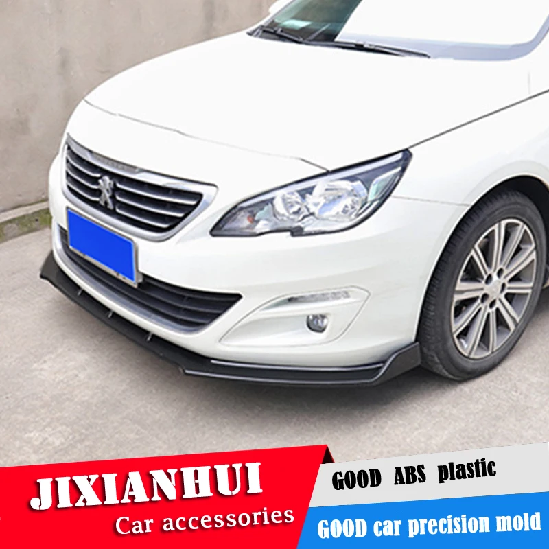 Задний спойлер для Peugeot 408 2015 2018 задний ABS передний бампер диффузор защита