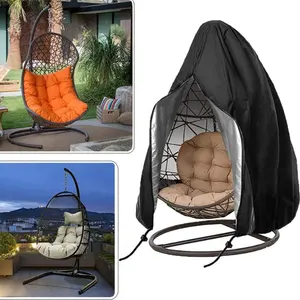 garden furniture sets waterproof cover with zipper outdoor rock chair rainproof canopy cover hanging chair eggshell dust covers free global shipping
