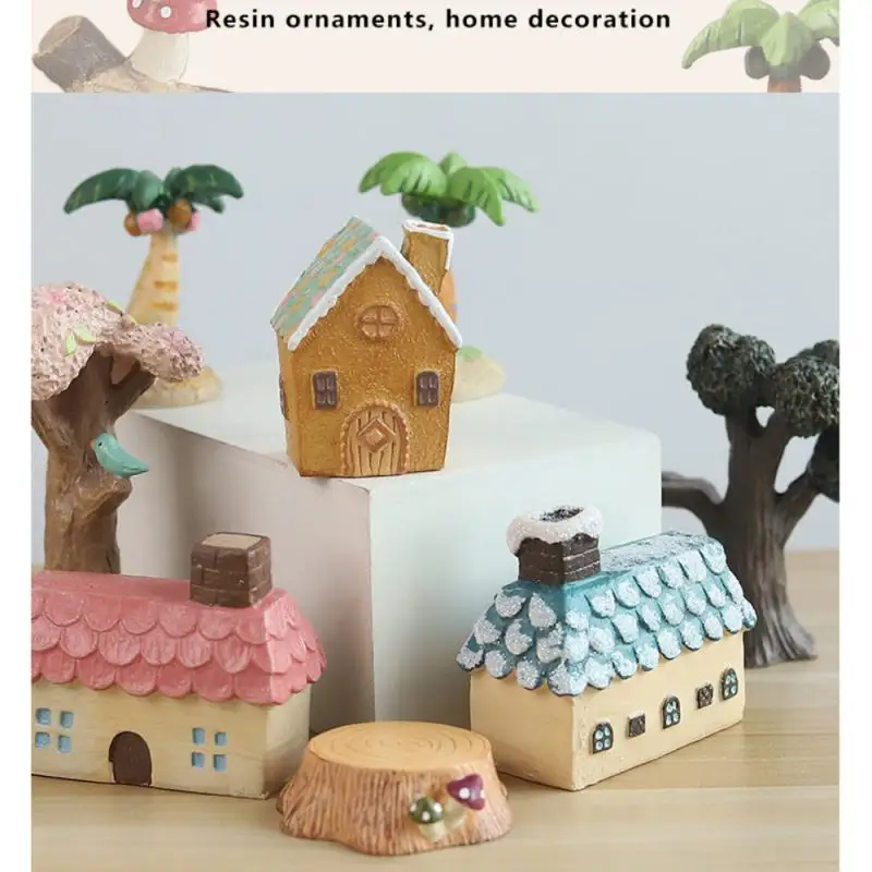 Ландшафтный дизайн смолы Маятник Мини в виде дерева из домик игрушки &quotСделай