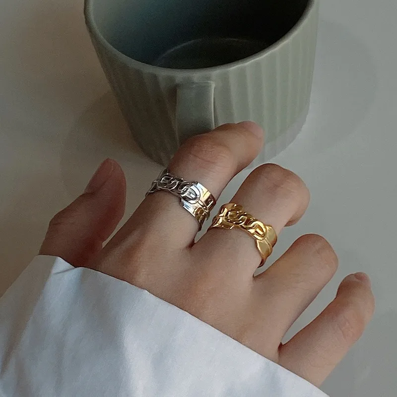 Женское кольцо с широким циферблатом в Корейском стиле|Кольца| |