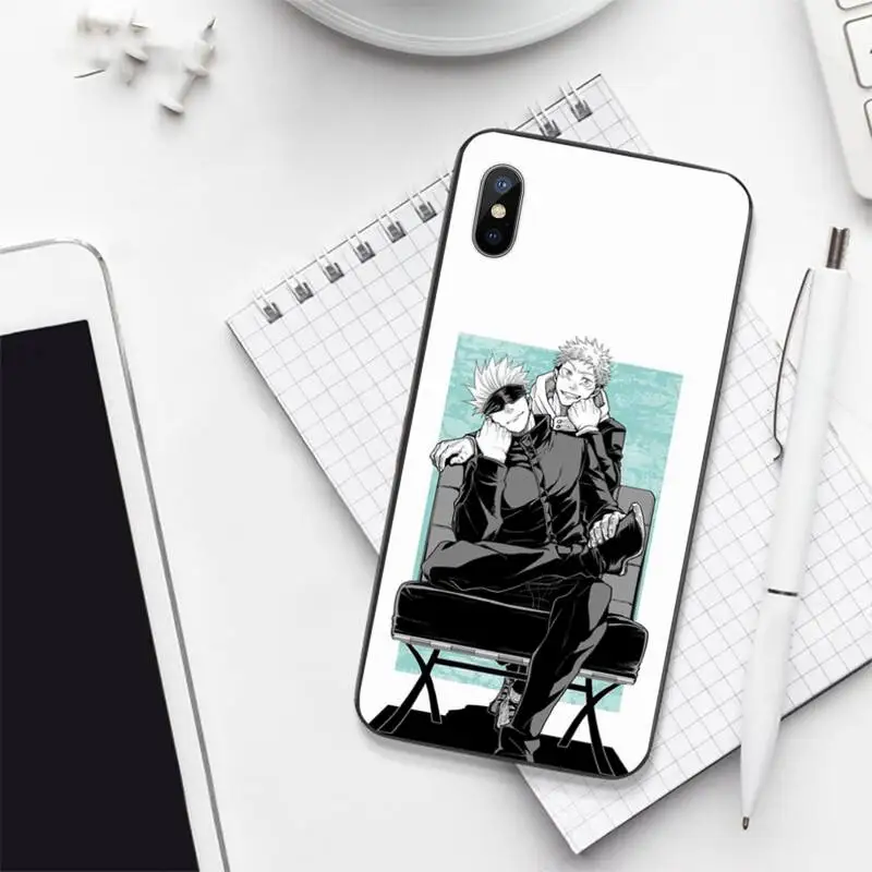 

Jujutsu Kaisen Satoru Gojo Comics Phone Case for iPhone 11 12 pro XS MAX 8 7 6 6S Plus X 5S SE 2020 mini