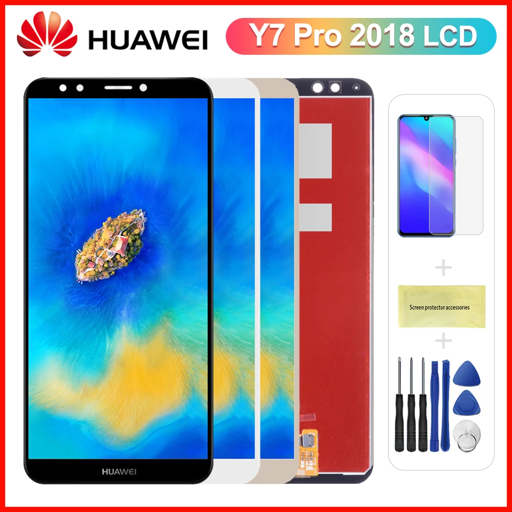 Дисплей 5 99 &quotEnjoy 8 для HUAWEI Y7 Prime 2018 ЖК дисплей с сенсорным экраном и рамкой Huawei Pro Nova
