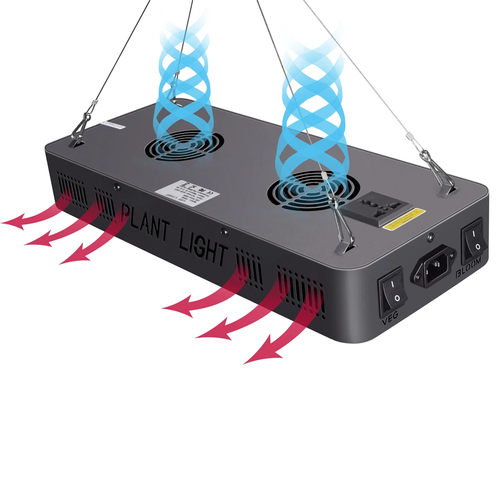 Фитосветильник светодиодсветодиодный полного спектра с двумя переключателями