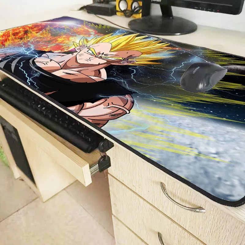 Mairuige Dragon Ball Z Аниме противоскользящие прочные резиновые компьютерные коврики резиновый замок край большой коврик для мыши геймерский коврик игровой коврик для мыши