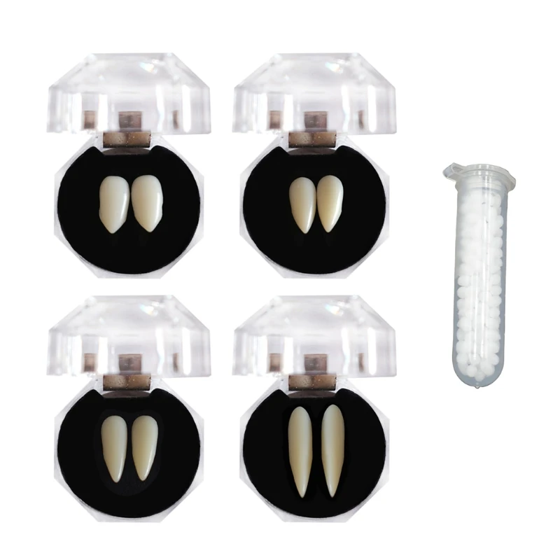 

W3JF ABS Made Vampire Teeth Trick Scared Accessories Party Favor Creative Supplies Kids Relieve Boredom