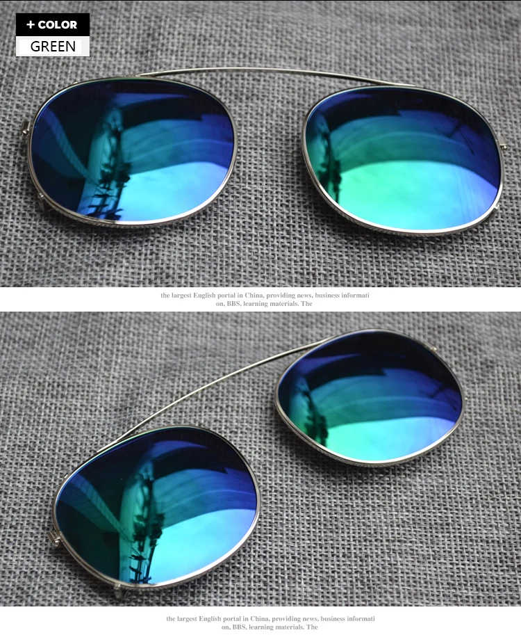 Солнцезащитные очки с клипсой Поляризованные линзы для мужчин и женщин мужские