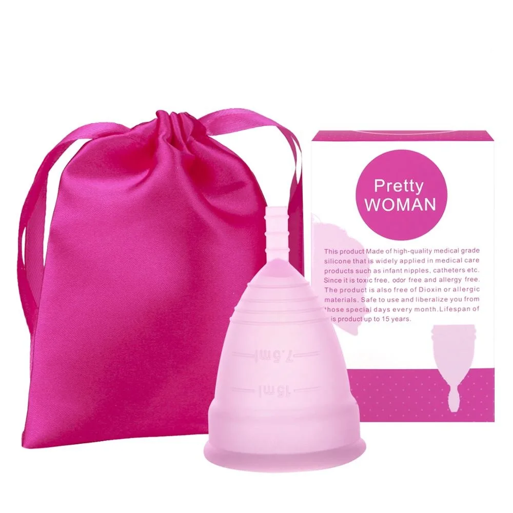 

Medical Grade Silicone Menstrual Cup women Lady menstrual period cup Coppetta Mestruale Coupe feminine hygiene menstrual cup
