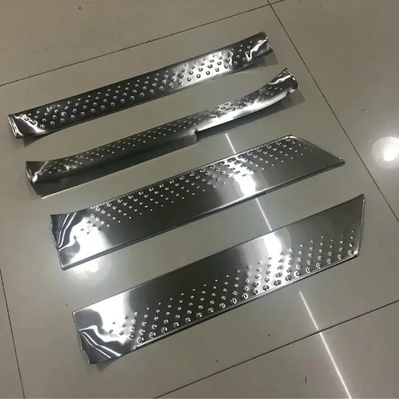 Для Toyota Sienta 2015 2016 2017 2018 второй GE (NHP170) Нержавеющая сталь дверь сил Скребок