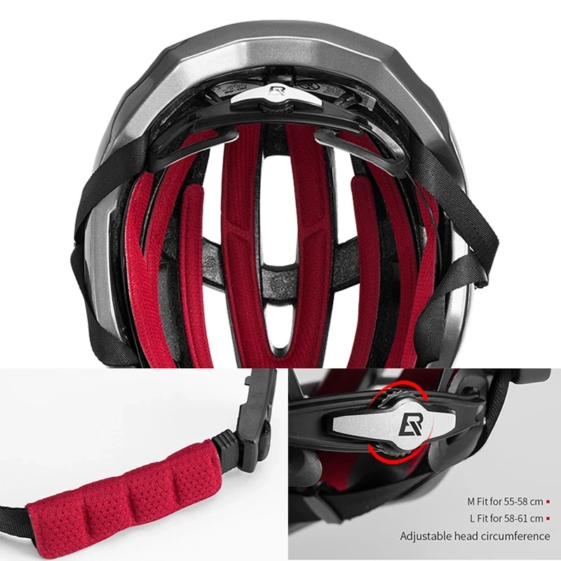 ROCKBROS Bicycle Helmets Road MTB Bike Helmet Ultralight Intergrally-molded Riding Helmet Sport Safety Cap Cycling Helmets