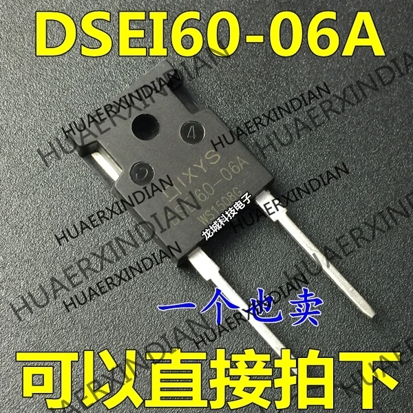 

10PCS/LOT NEW DSEI60-06A DSE160-06A 600V 60A TO-247 in stock
