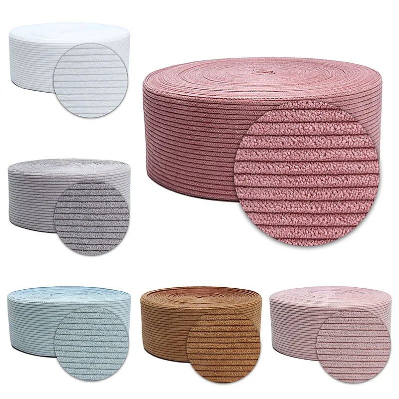 

(25 yards/lot) Kids knot bows fabric 3 inch solid color corduroy fabric ribbon